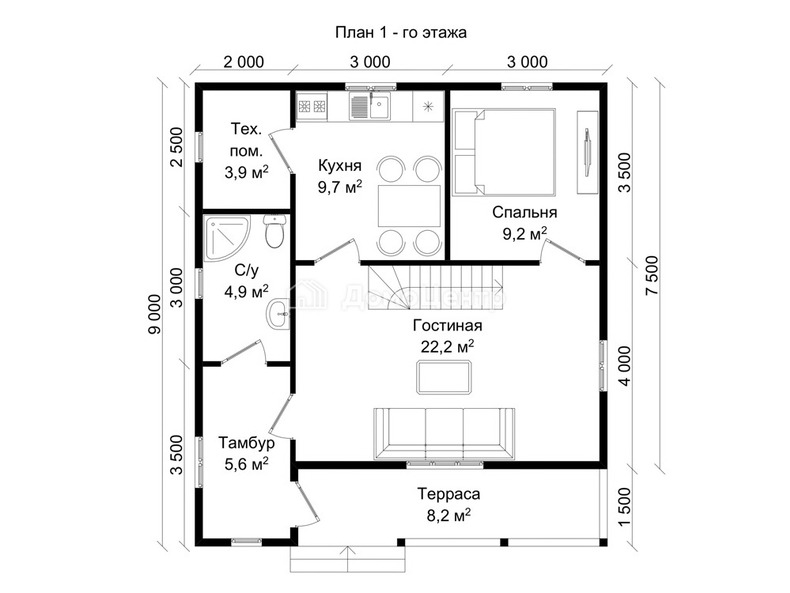 Каркасный дом Электроугли - изображение 9