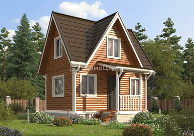 Дом из бруса 6x4 «Макаров»