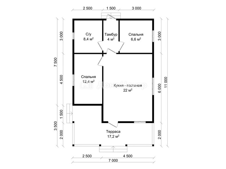 Каркасный дом Сокол - изображение 10